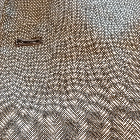 Men's Beige Staffford 44R Blazer - Picture 7 of 8